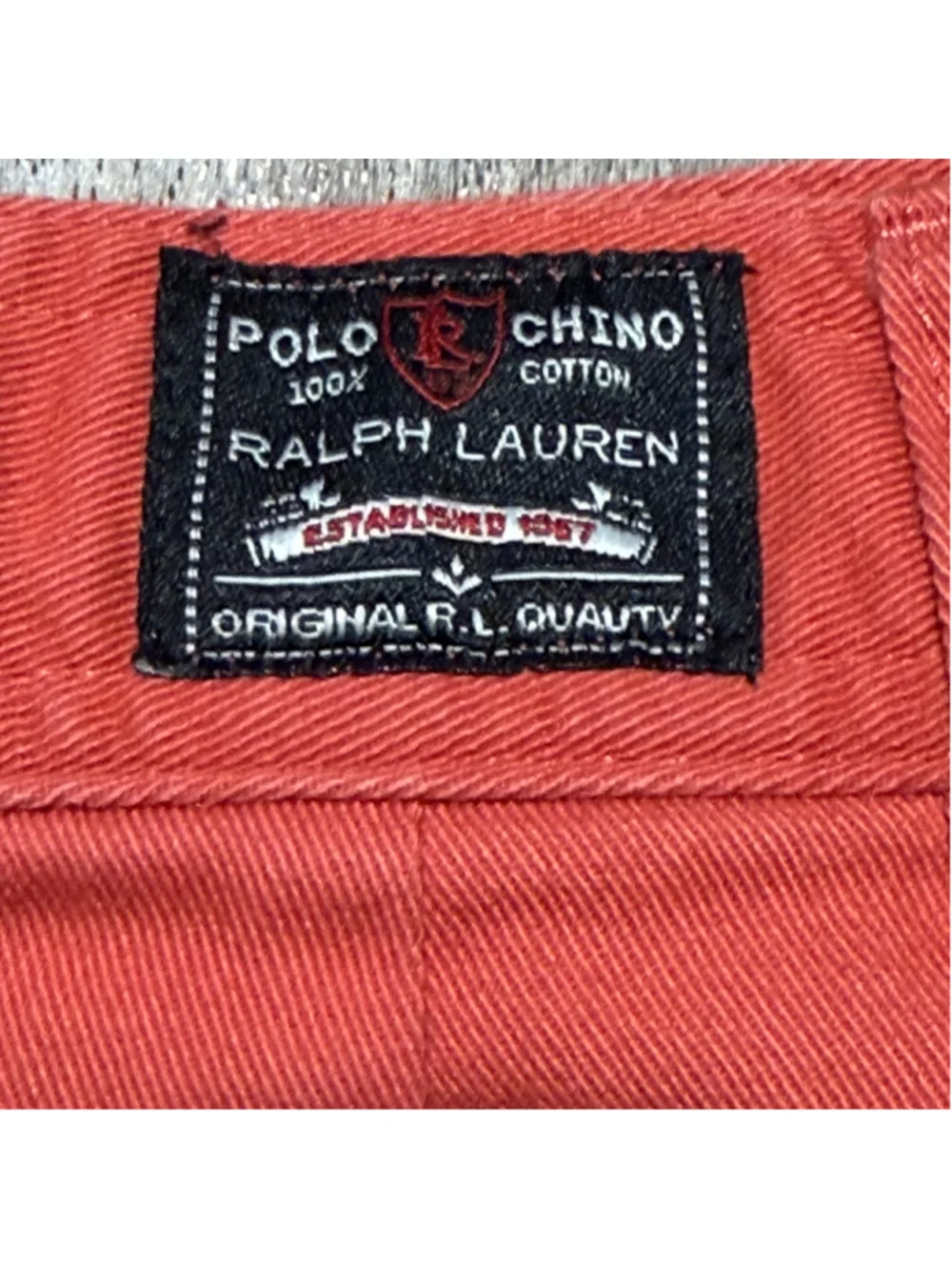 Women's Polo Ralph Lauren Coral Chino A-Line Mini Skirt Size Small
